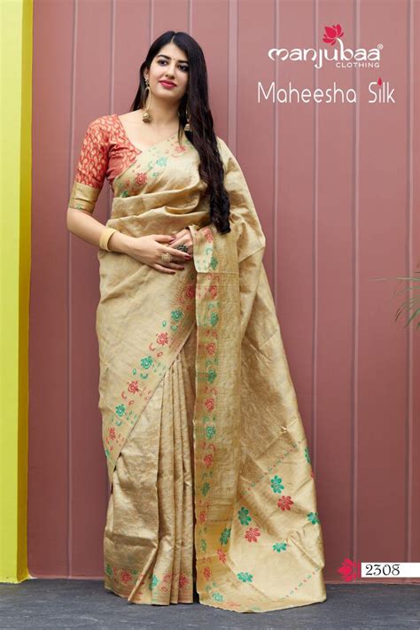 Manjuba Maheesha Silk To Series Fancy Banarasi Silk Saree