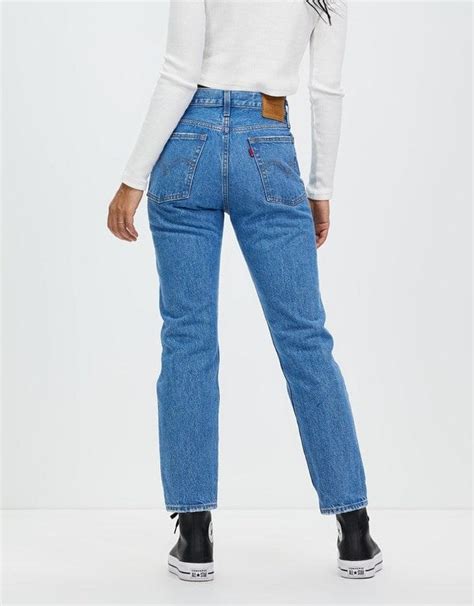 Levis Womens Wedgie Straight Jeans Hannas