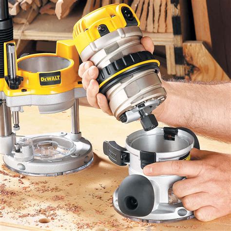 Dewalt Dw618 2 1 4 Hp Evs Fixed Base Woodworking Router W Soft Start — Factory Authorized Outlet