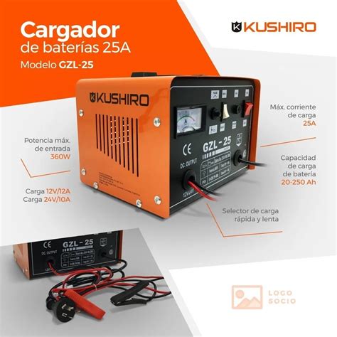 Cargador Rapido De Baterias Volt Kushiro Trekashop