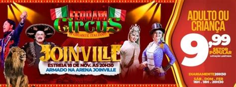 FERRARI CIRCUS JOINVILLE DOMINGO 20h30 Em Joinville Sympla