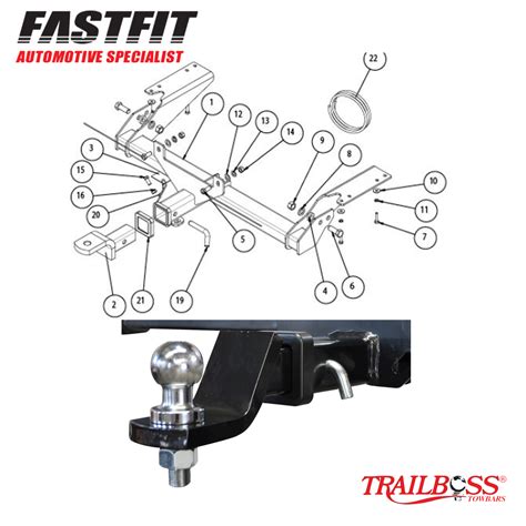 Shop Trailboss Heavy Duty Tow Bar To Suit Volvo V Wagon On