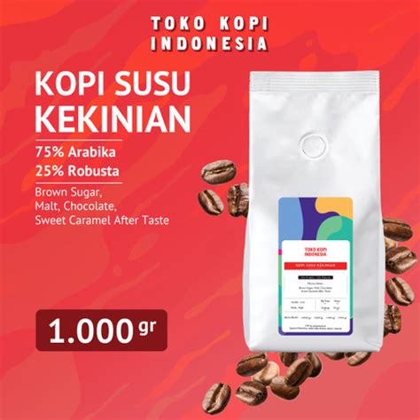 Jual Kopi Susu Espresso Blend Minuman Kekinian Coffee Beans 1Kg Biji