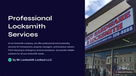 Ppt Professional Locksmith Services Powerpoint Presentation Free