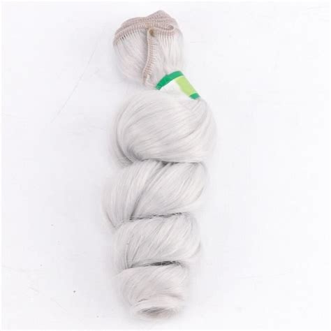 Grey16 inches 3 pieces Tissage synthétique rose Loose Wave 16 20