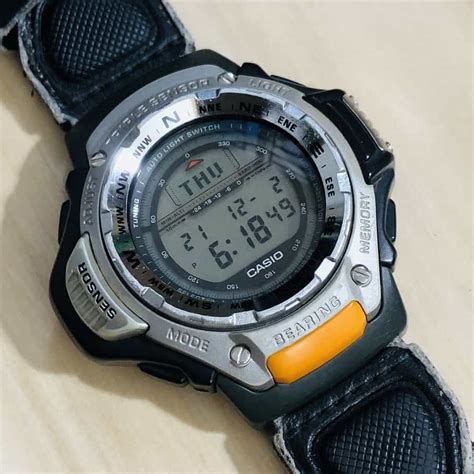 X Casio Prt Protrek Triple Sensor Bar Digital Rare Vintage G