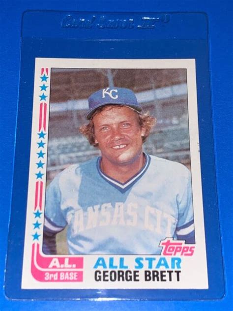 1982 Topps Baseball Card 549 George Brett All Star Kansas City Royals