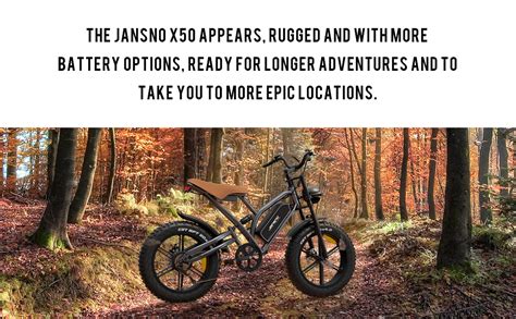 Amazon Eosbike Jansno Electric Bike For Adults X Fat Tire