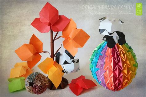 Autumn Fun In Origami Panda World Fall Fun Origami Happy Panda