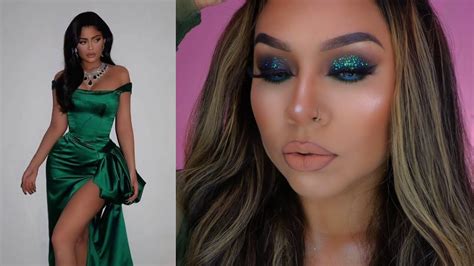 MAQUILLAJE PARA UN VESTIDO VERDE YouTube