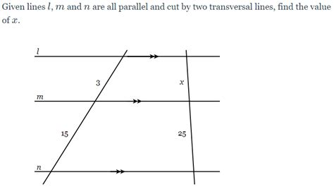 Parallel Lines In Geometry