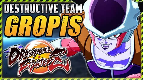 Dbfz Gropis Destructive Team Dragon Ball Fighterz Unclebardockdb