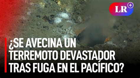 Fuga en el fondo del océano Pacífico podría ser el aviso de un