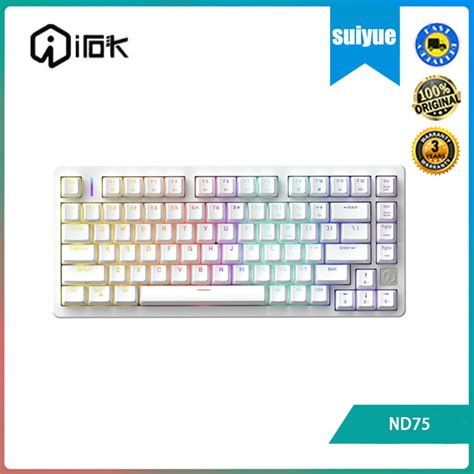IROK ND75 Esports Magnetic Axis Keyboard Wired Single Mode Translucent Keycap RT Mode 81 Key Hot