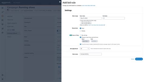 Schedule based bid rules now available for Sponsored Products | Amazon Ads