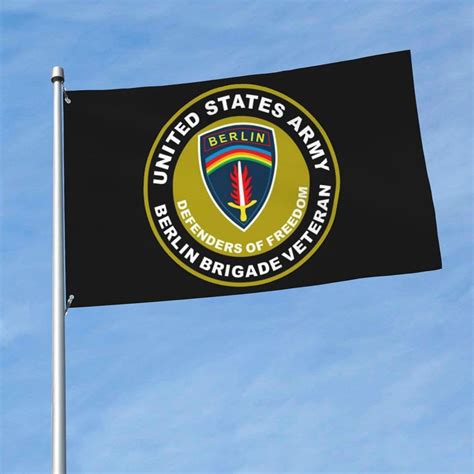 Us Army Berlin Brigade Veteran Flag Outdoor Flags Banner Breeze Flag