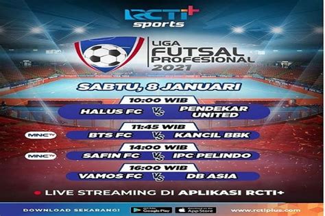 Jadwal Liga Futsal Profesional Beserta Link Live Streaming Gratis