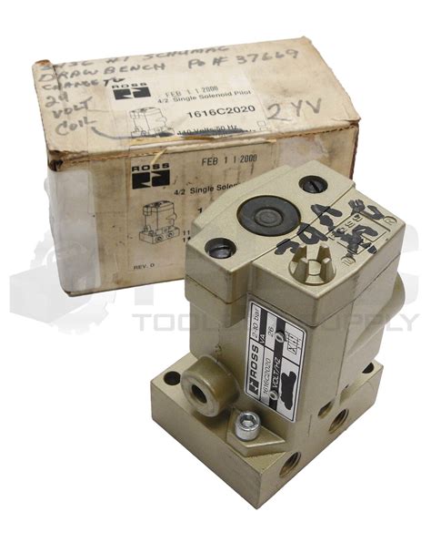 NEW ROSS CONTROLS 1616C2020 SOLENOID VALVE BODY READ PLC Toolbox Supply