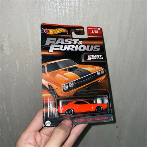 Hot Wheels Dodge Hemi Challenger Fast Furious Bad Card Shopee Malaysia