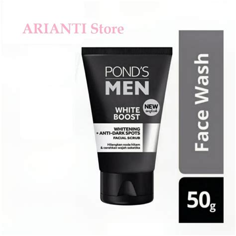 Jual Ponds Men Facial Foam Bright Boost 50g Shopee Indonesia