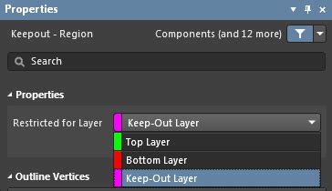 Altium Keepout Polygon On All Layers Electrical Engineering Stack