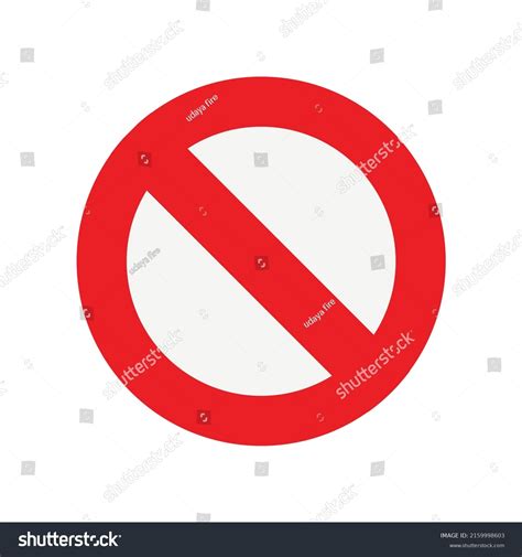 Red Stop Icon Symbol White Background Stock Vector (Royalty Free ...