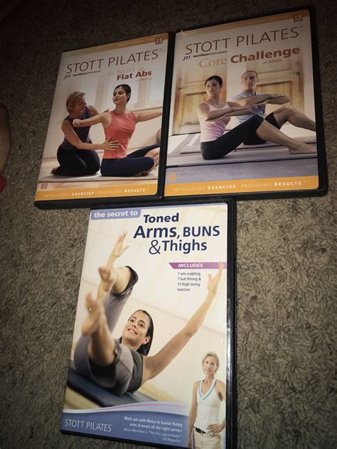 Dvd Stott Pilates Secret To Flat Abs Core Challenge Toned Arms Buns