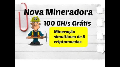 SCAM Nova mineradora 100 GH s Grátis Scheriton Mineração