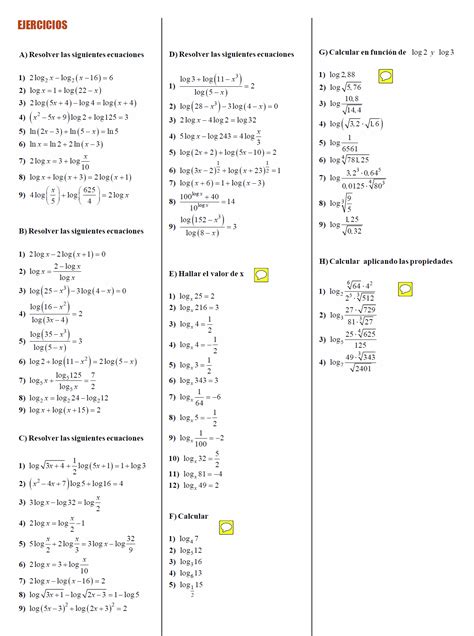 Con Matem Ticas B Hoja Ejercicios Resueltos De