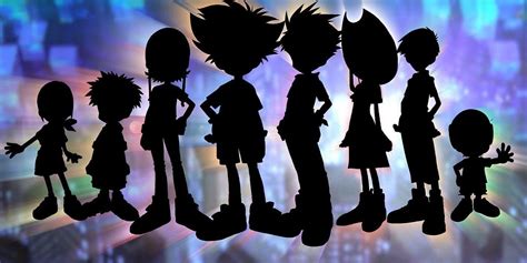 Digimon Adventure Character Silhouettes The Magic Rain