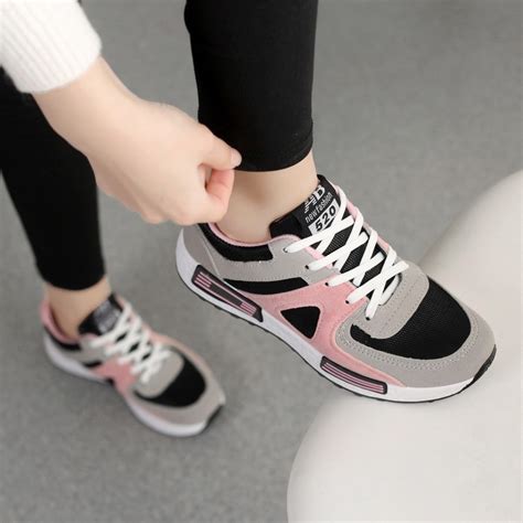 Sepatu Olahraga Wanita Sepatu Sneakers Perempuan Korea Sport Running