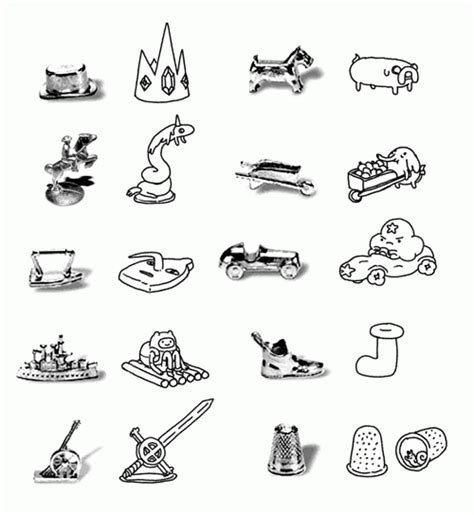 Monopoly Game Pieces Clipart 10 Free Cliparts Download Images On