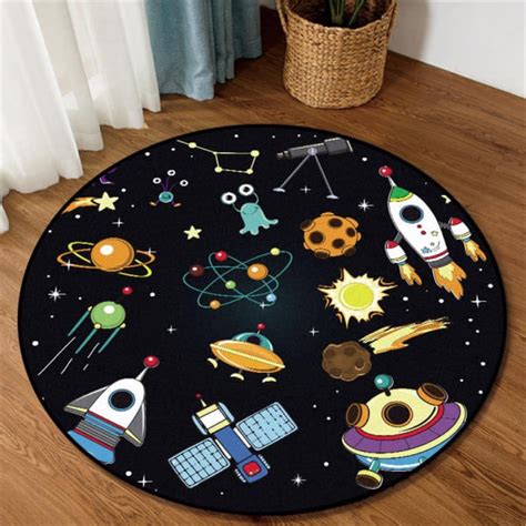 Tapis Fusée Galactique Le Petit Astronaute