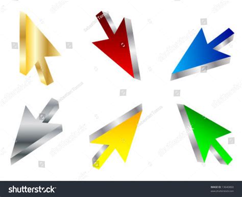 Cursors Illustration Stock Vector Royalty Free