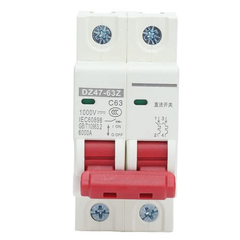 Buy Dc Miniature Circuit Breaker A Pole V Low Voltage Din Rail