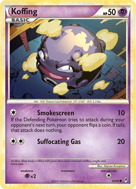 Koffing Pokemon Card