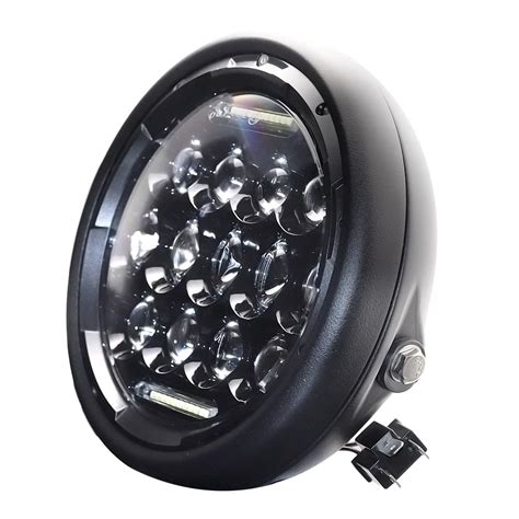 Motorfiets 7 5 Inch Led Koplamp Voor Harley Choppe Grandado