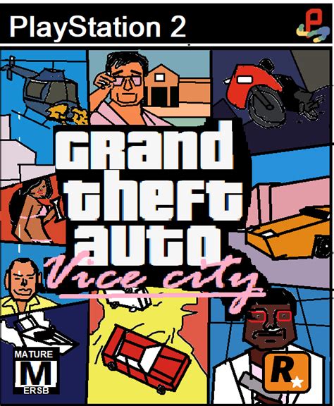 Paint Boxart 2 Grand Theft Auto Vice City By Revengeofkirby9612 On