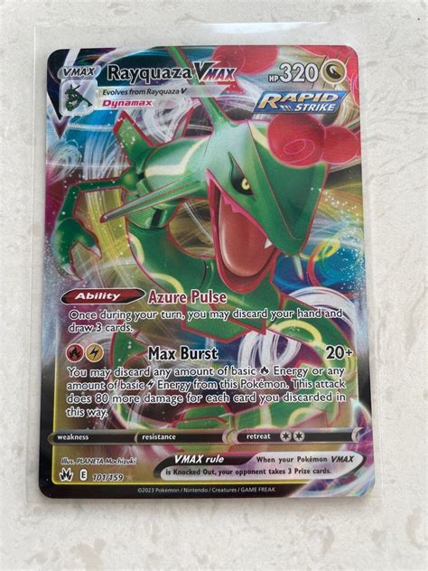 Rayquaza Vmax 101 159 Crown Zenith Pokemon TCG Hobbies Toys Toys