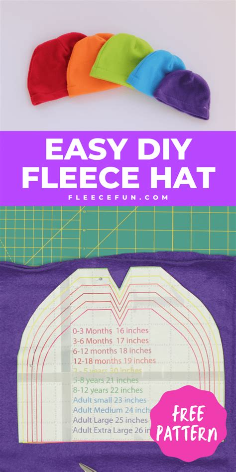 How To Make A Fleece Hat In Steps Sewing Fleece Winter Hat Sewing