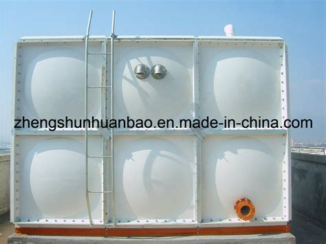 High Intensity Fiberglass Frp Smc Grp Sectional Water Storage Tank