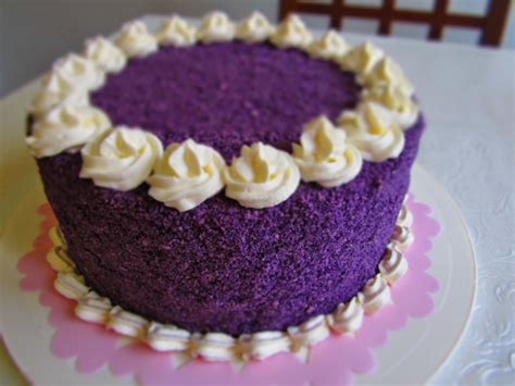 Red ribbon ube cake roll Idea | btownbengal