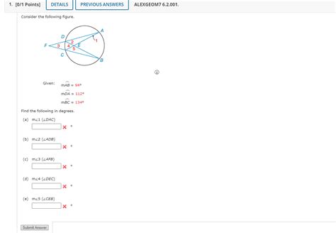 Solved Points Details Previous Answers Alexgeom Chegg