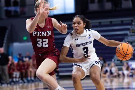 Womens Basketball Northwestern Defeats Penn In Home