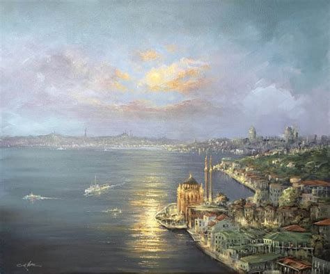 Ömer Vardar İstanbul II Yağlı Boya Tablo Gallerymak