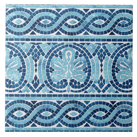 Greek Mosaic Tile Ornament Zazzle Mosaic Tiles Mosaic Mosaic Tile Art