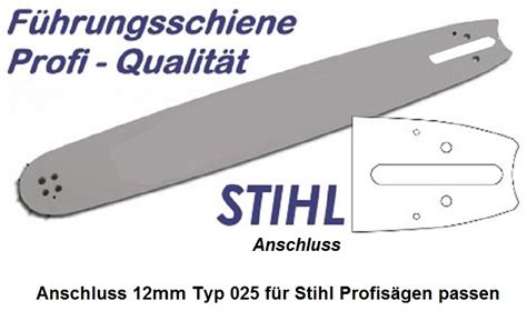 Führungsschiene Bison Schwert 50cm 0 325 Teilung 1 6 Nut Stihl MS240