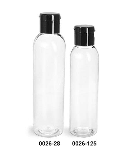 SKS Bottle Packaging Plastic Bottles Clear PET Cosmo Round Bottles