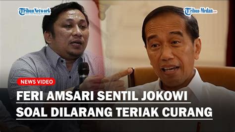 Geramnya Feri Amsari Sentil Jokowi Soal Dilarang Teriak Curang Yang