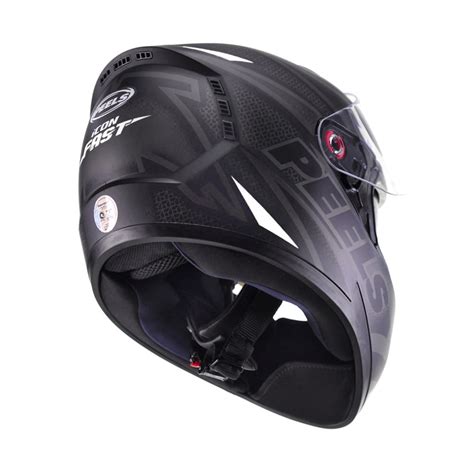 Capacete Peels Icon Fast Preto Fosco